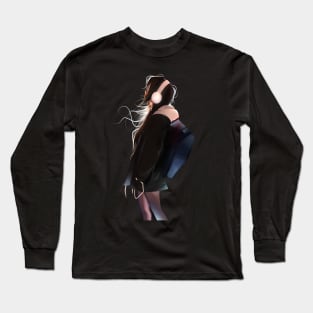 Girl in Night Long Sleeve T-Shirt